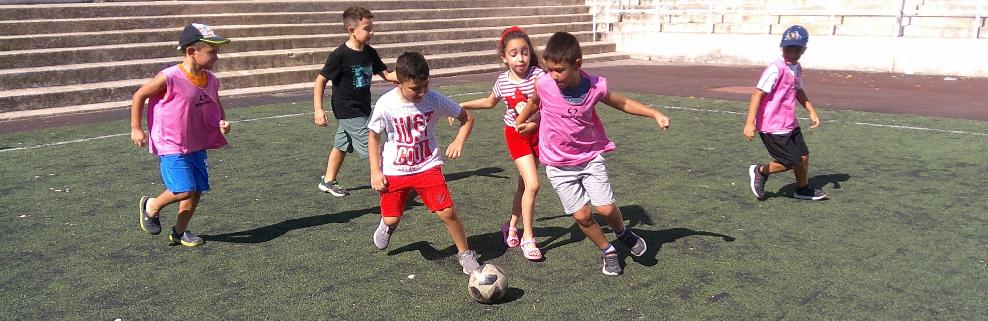 Football activity during Skolasajf in Gozo